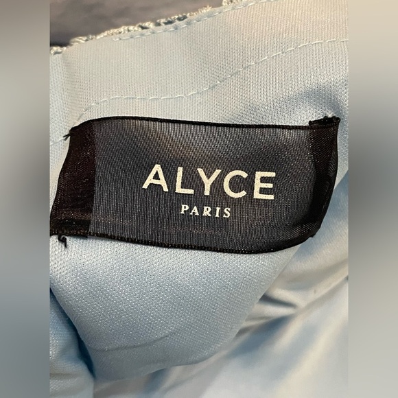 ALYCE PARIS ✨ Elegant Blue Sequin Dress ✨ - Picture 10 of 11